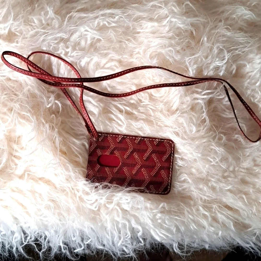 Goyard Goyardine Lanyard Card Holder
